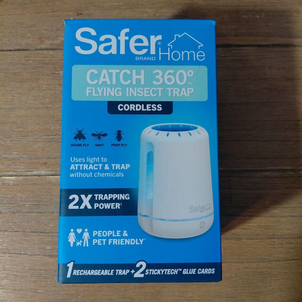 Safer Home Catch 360 Cordless Flying Insect Trap